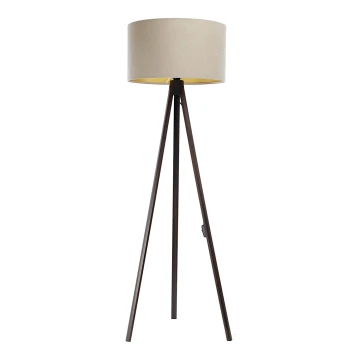 Lampada da terra STANDART 1xE27/60W/230V beige/marrone