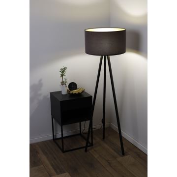 Lampada da terra STANDART 1xE27/60W/230V grigio/nero