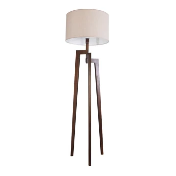 Lampada da terra TRION 1xE27/60W/230V beige 171 cm