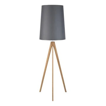 Lampada da terra WALZ 1xE27/25W/230V grigio/legno