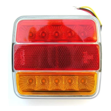 Lampada di posizione LED MULTI LED/1,5W/12V IP65 rosso/arancione