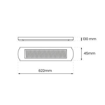 Lampada fluorescente 1xG13/18W/230V