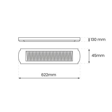 Lampada fluorescente 2xG13/18W/230V