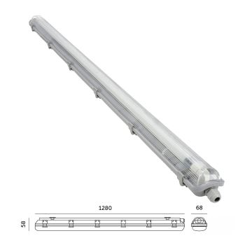 Lampada fluorescente tecnica LED T8 1xG13/18W/230V 4000K IP65 128 cm