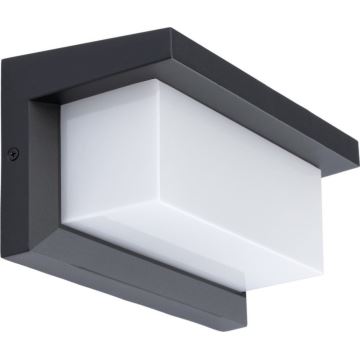 Applique a LED da esterno con lampadina con sensore crepuscolare NEELY 1xE27/9W/230V IP54 antracite