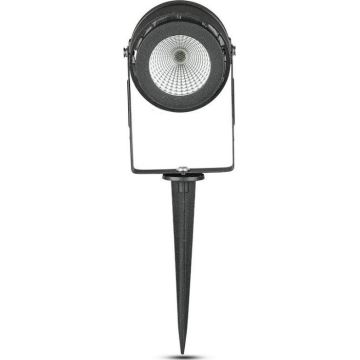 Lampada LED da esterno LED/12W/100-240V IP65 4000K nero