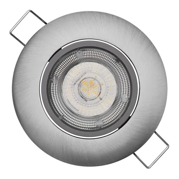 Lampada LED da incasso EXCLUSIVE 1xLED/5W/230V 4000 K argento