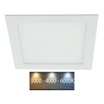 Lampada LED da incasso per bagni LED/18W/230V 3000/4000/6000K IP44