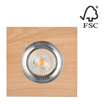 Lampada LED da incasso VITAR 1xGU10/5W/230V CRI 90 quercia – FSC certificato