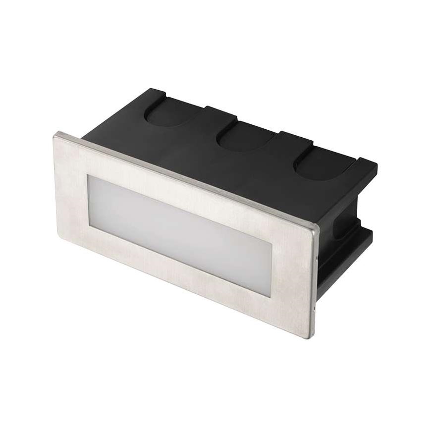 Lampada LED di orientamento ad incasso BUILT-IN 1xLED/1,5W bianco caldo IP65