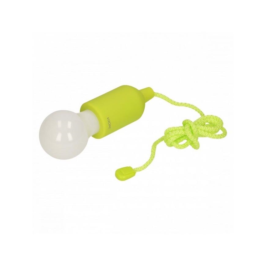 Lampada LED portatile LED/1W/3xAAA verde