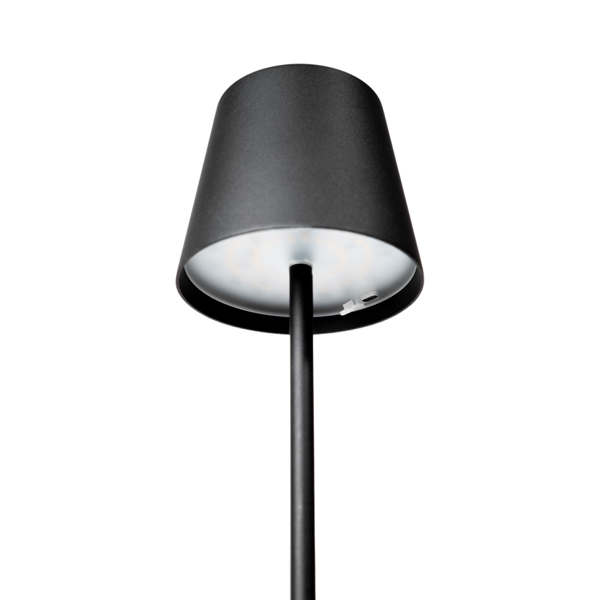 Lampada ricaricabile per esterni LED RGBW Dimmerabile LED/4W/4000 mAh 3000/4000/5500K IP44 nero