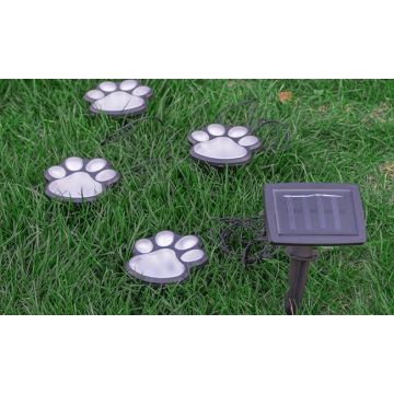 Lampada LED solare LED/0,14W/2V IP44 paws