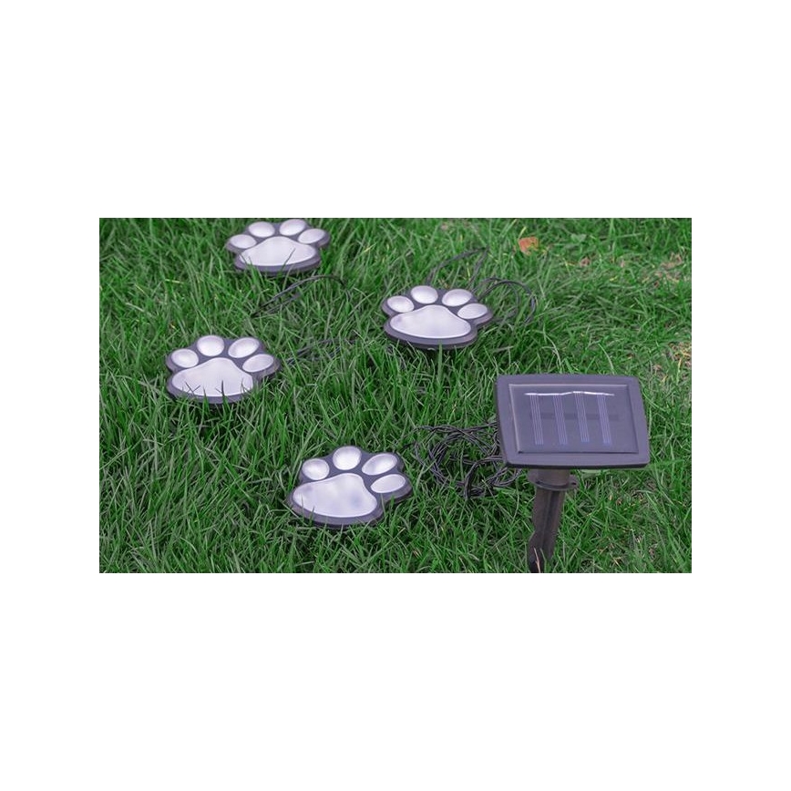 Lampada LED solare LED/0,14W/2V IP44 paws