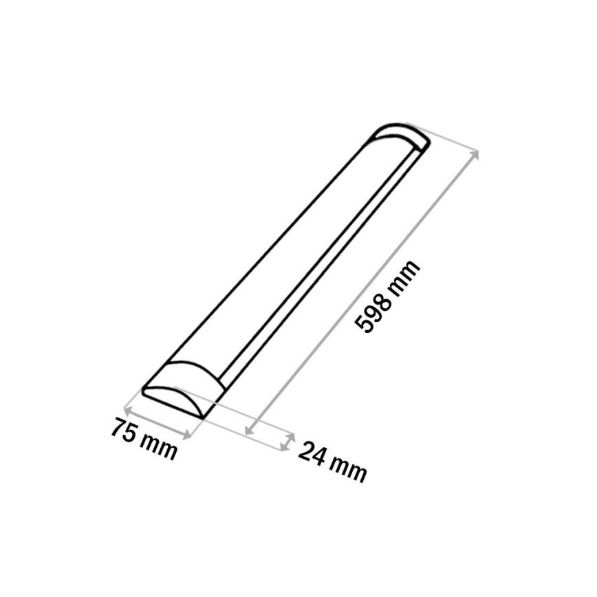 Lampada LED sottopensile QTEC LED/18W/230V 60 cm bianco