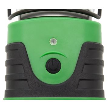 Lampada portatile LED LED/3xLR20 IP44 nero/verde