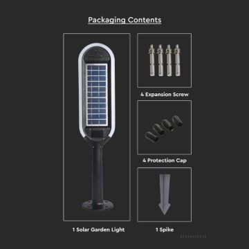 Lampada solare a LED con sensore BOLLARD LED/5W/5,5V IP65 3000K