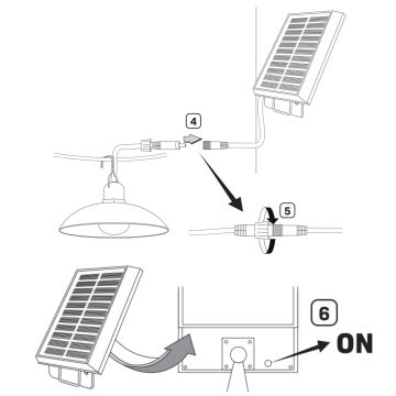 Lampada solare LED CELINA LED/1,8W/3,7V IP44 + telecomando