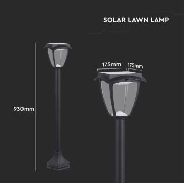 Lampada solare LED LED/2W/230V 93 cm 3000/6000K IP65