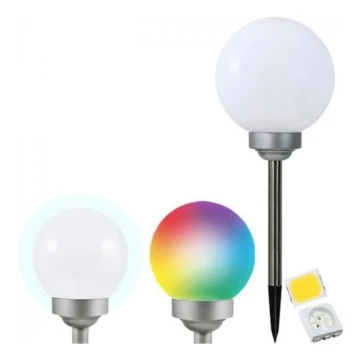 Lampada solare LED RGB LED-RGB/0,2W/AA 1,2V/600mAh IP44