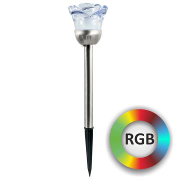 Lampada solare LED RGB ROSE LED/1,2V IP44