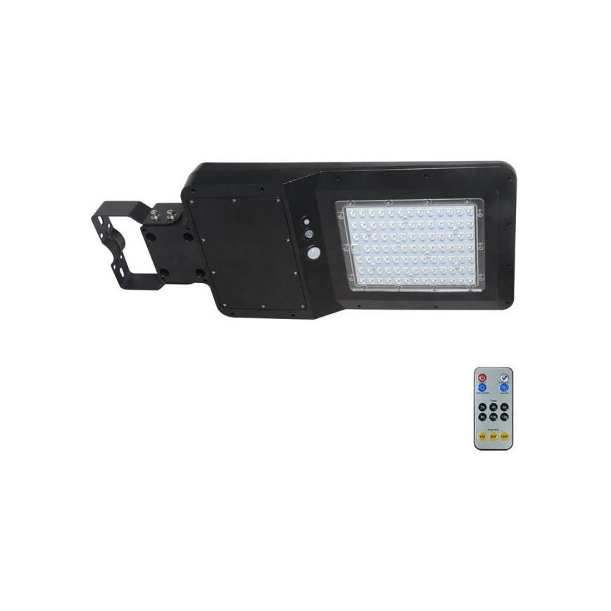 Lampada stradale solare LED con sensore LED/40W/9,6V IP65 4000K + telecomando