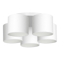 Lampadario a plafone ARDEN 5xE27/60W/230V bianco