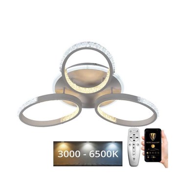 Lampadario a plafone LED dimmerabile LED/70W/230V 3000-6500K + telecomando