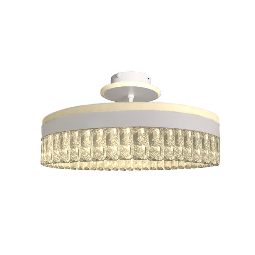 LED Dimmerabile cristallo Lampadario a plafone LED/75W/230V 3000-6500K bianco + telecomando