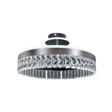 LED Dimmerabile cristallo Lampadario a plafone LED/75W/230V 3000-6500K cromo + telecomando