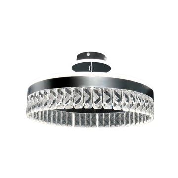 LED Dimmerabile cristallo Lampadario a plafone LED/75W/230V 3000-6500K cromo + telecomando