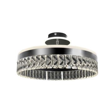 LED Dimmerabile cristallo Lampadario a plafone LED/75W/230V 3000-6500K cromo + telecomando