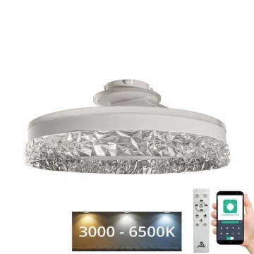 Lampadario a plafone LED dimmerabile LED/86W/230V 3000-6500K bianco + telecomando