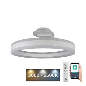 Lampadario a plafone LED dimmerabile LED/86W/230V 3000-6500K bianco + telecomando