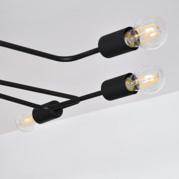 Lampadario a plafone LED TUBE 6xE27/60W/230V