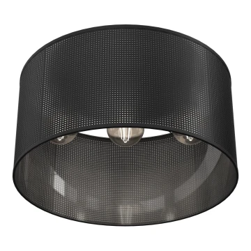 Lampadario a plafone LOFT SHADE 3xE27/60W/230V nero