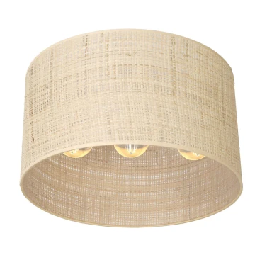 Lampadario a plafone RATTAN 3xE27/60W/230V rattan