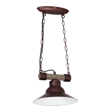 Lampadario a sospensione con catena JOSE 1xE27/60W/230V