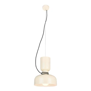 Lampadario a sospensione con filo ABEL 2xE27/11W/230V diametro 28 cm color crema