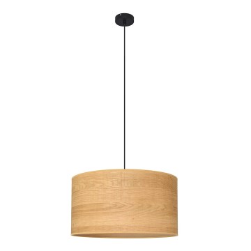 Lampadario a sospensione con filo ALBA 1xE27/60W/230V diametro 45 cm marrone/nero