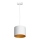 Lampadario a sospensione con filo ARDEN 1xE27/60W/230V diametro 18 cm bianco/oro