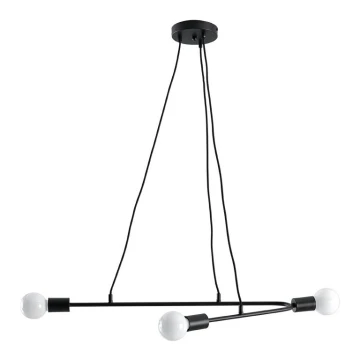 Lampadario a sospensione con filo ASTRAL 3xE27/60W/230V