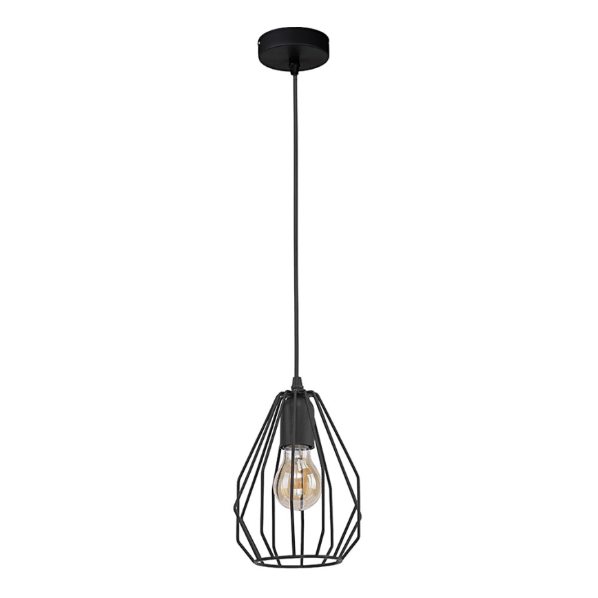 Lampadario a sospensione con filo BRYLANT BLACK 1xE27/60W/230V