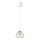 Lampadario a sospensione con filo CEED GOLD 1xE27/60W/230V diametro 17,5 cm bianco/oro