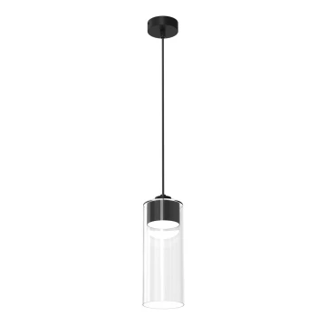 Lampadario a sospensione con filo CLARISSA 1xGX53/12W/230V nero