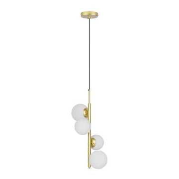 Lampadario a sospensione con filo CORDEL 4xG9/20W/230V oro