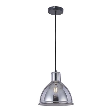 Lampadario a sospensione con filo CREATE 1xE27/11W/230V grigio