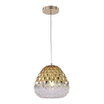 Lampadario a sospensione con filo DIAMOND 1xE27/11W/230V oro