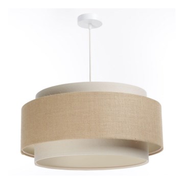 Lampadario a sospensione con filo DOBLO 1xE27/60W/230V beige/color crema