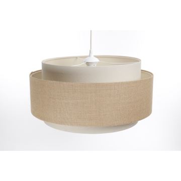 Lampadario a sospensione con filo DOBLO 1xE27/60W/230V beige/color crema